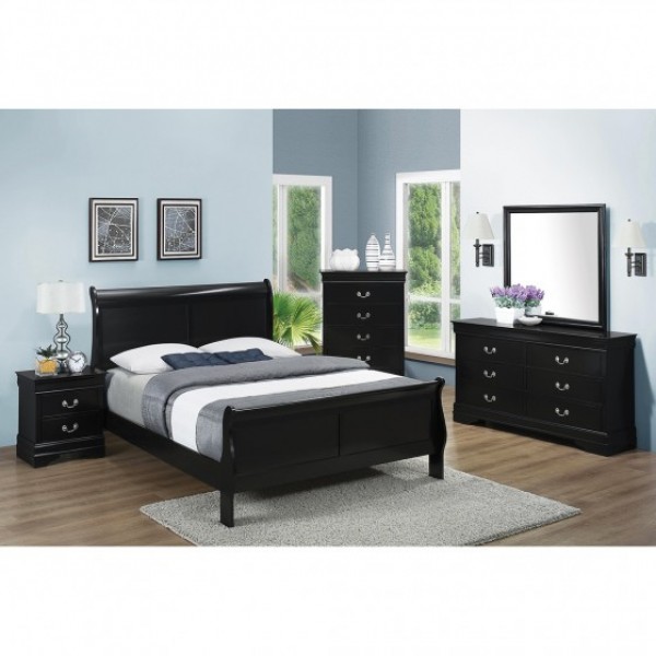LOUIS PHILIP BEDROOM GROUP BK